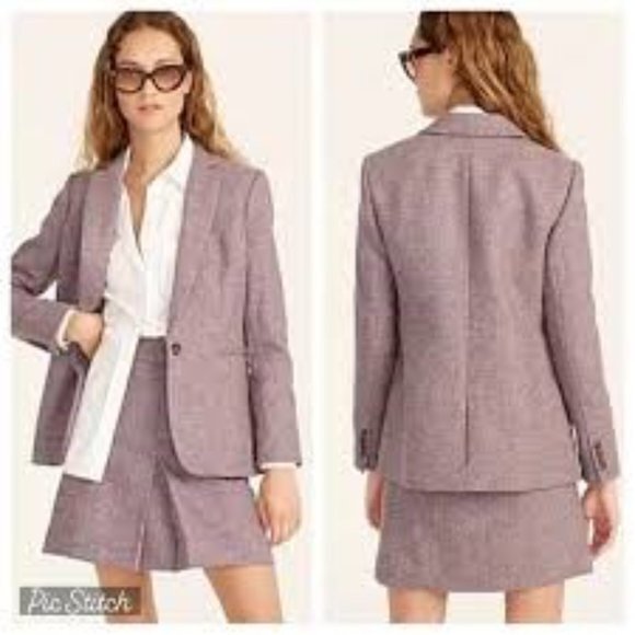 Jcrew Parke blazer in English birdseye twill-wool NWT size 14